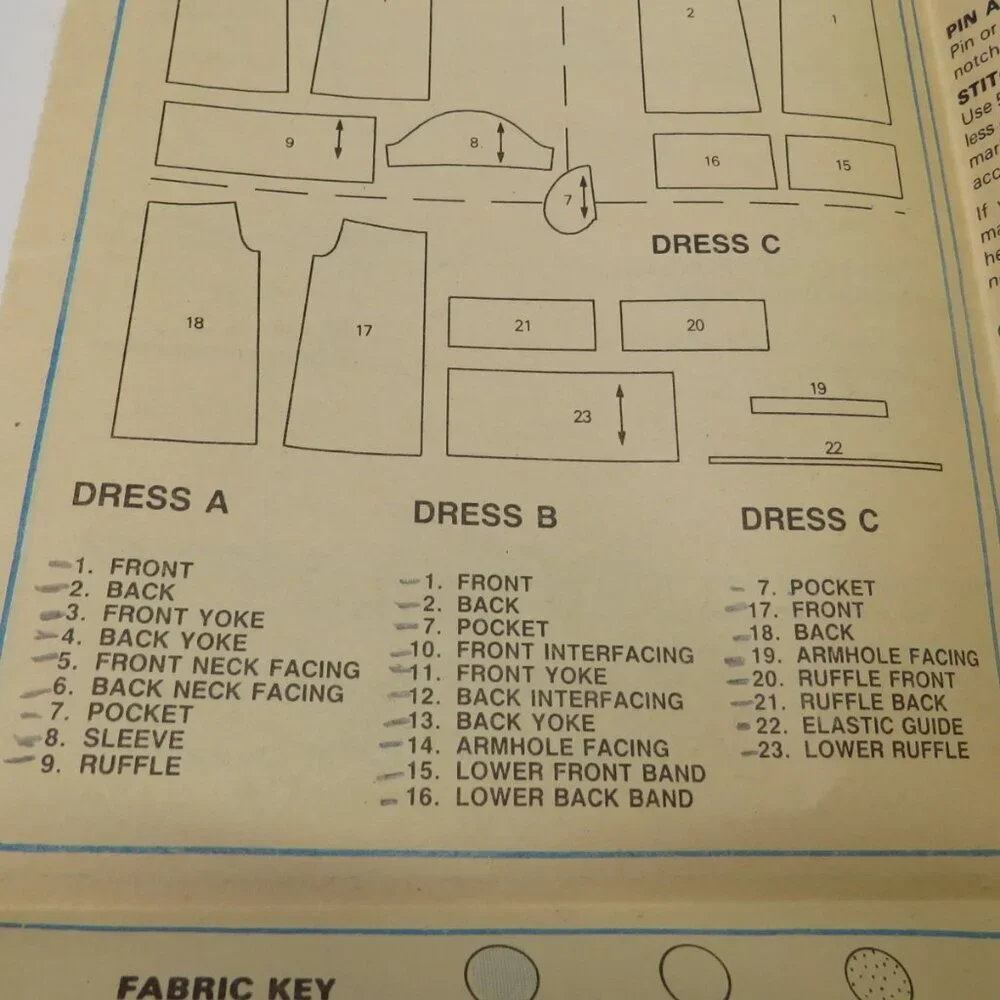 McCall's 3200 sewing patter EASY nightgown, dress (loose fit) short sleeve